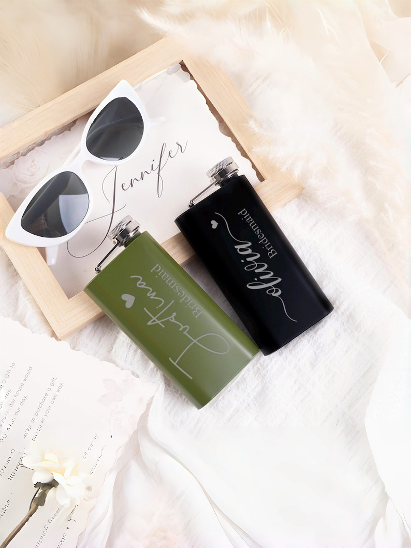 Personalized Laser-Engraved Hip Flask